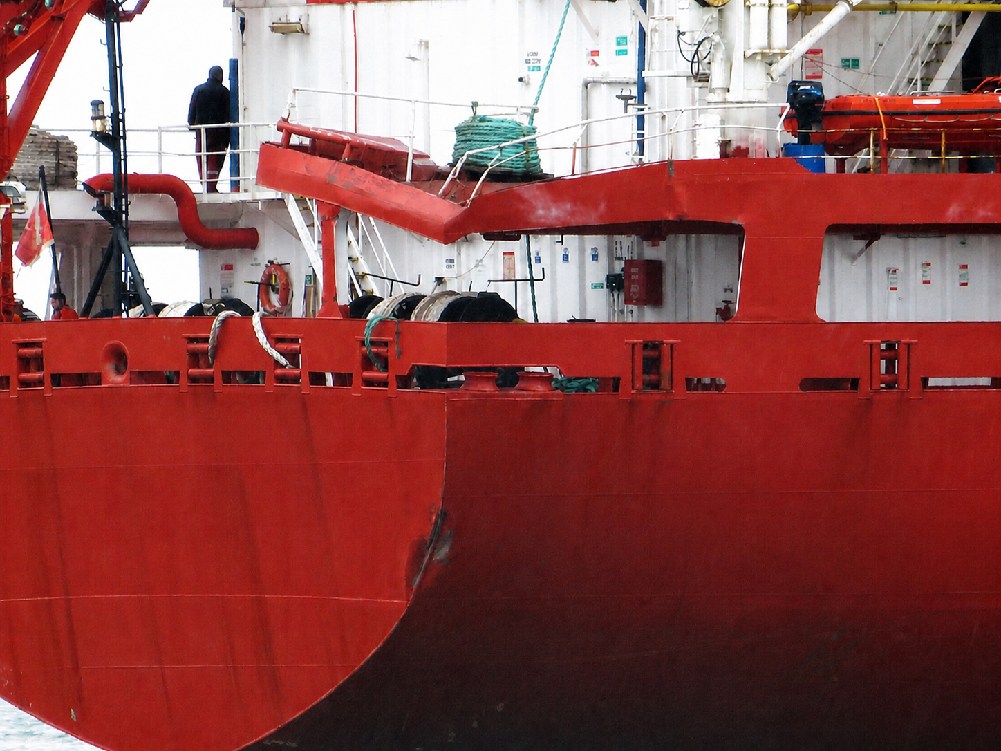 Collision with a tanker